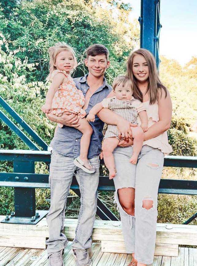 Cecil Ray Baker and Family Cropped